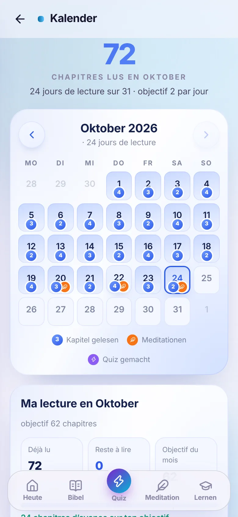 Bible Academy: Leseplan