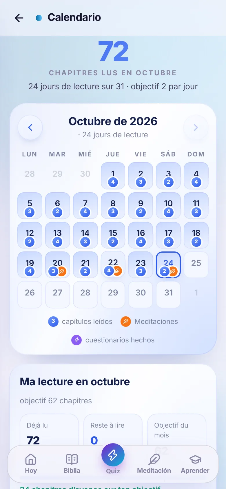 Bible Academy: Plan de lectura