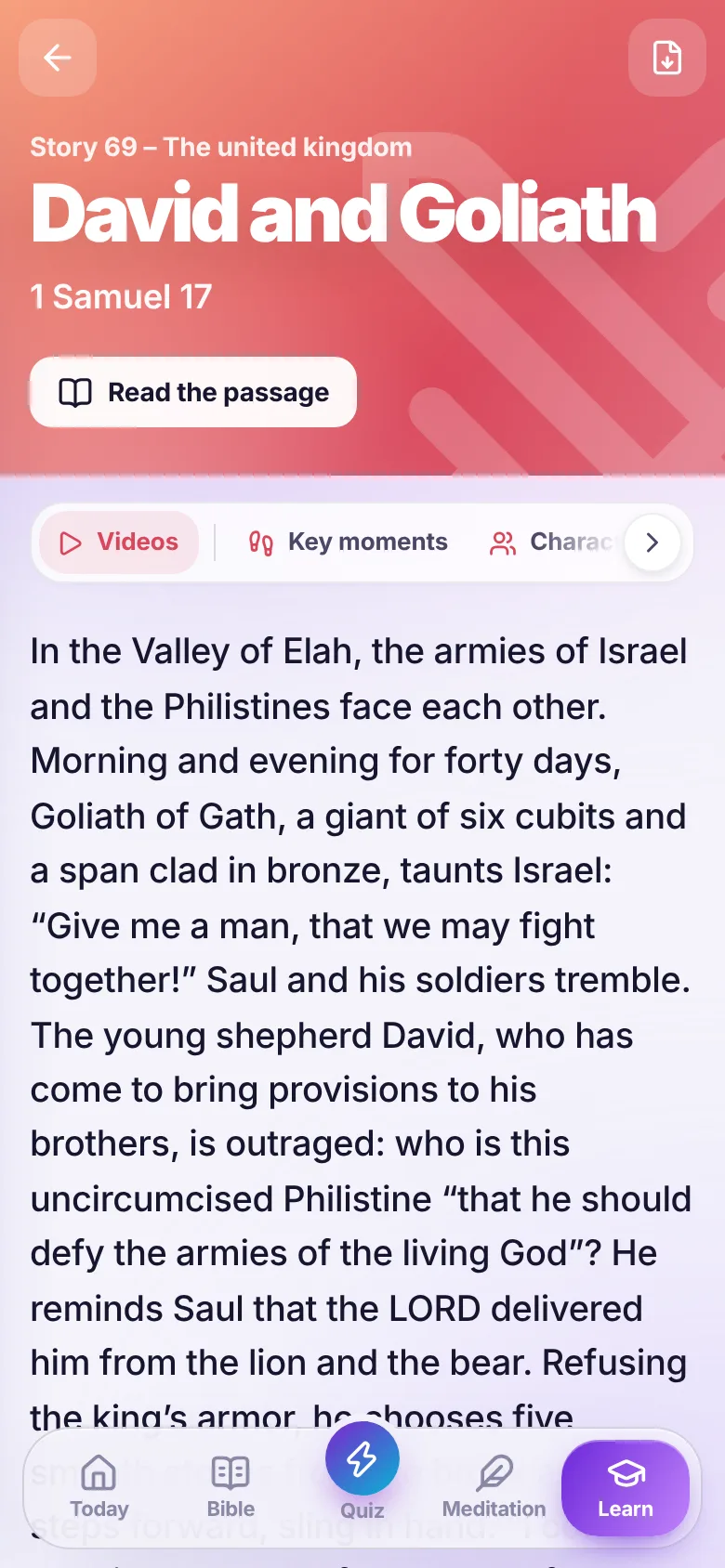 Bible Academy: Stories